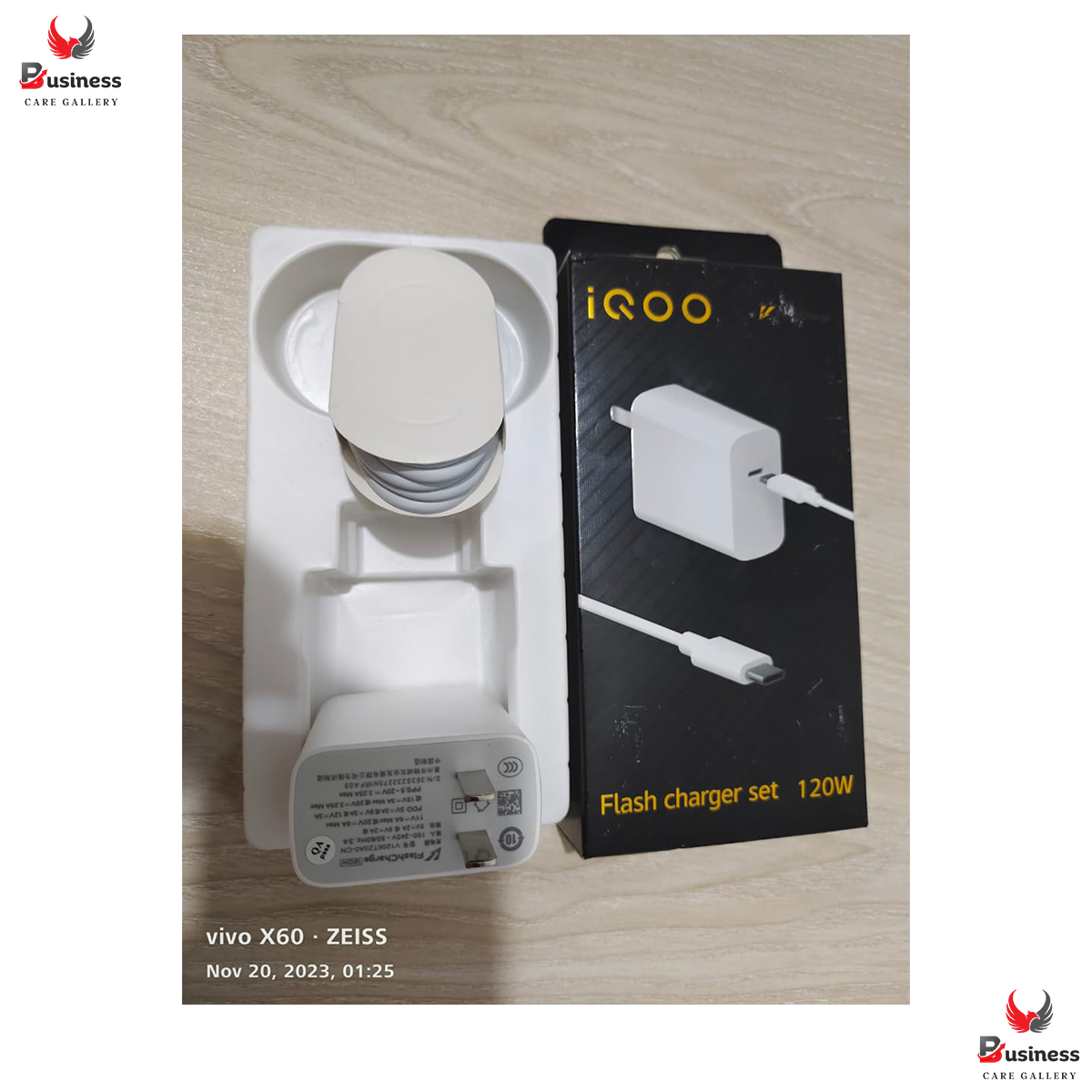 Picture of vivo iQOO Z7 Pro / Vivo T2 Pro 5g / Vivo S17e Flash Charger Power Adapter,IQOO Charger V12066LOAO FlashCharger Cesan Type C Untuk vivo iQOO Z7 Pro / Vivo T2 Pro 5g / Vivo S17e