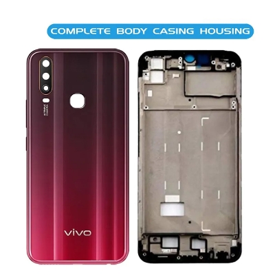Picture of Housing Panel + Battery Door for Vivo Y15 – Full Body Back Shell Replacement with Camera and Button Slots (OEM Quality)