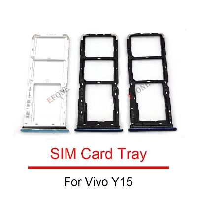Picture of SIM Card Tray Holder for Vivo Y15 – Dual SIM + MicroSD Slot (OEM Replacement Part)