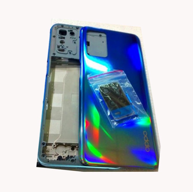 Picture of Oppo A54 (Backshell) Back Panel with Side Frame Housing