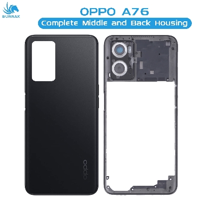 Picture of Oppo A76 (Backshell) Back Panel with Side Frame Housing