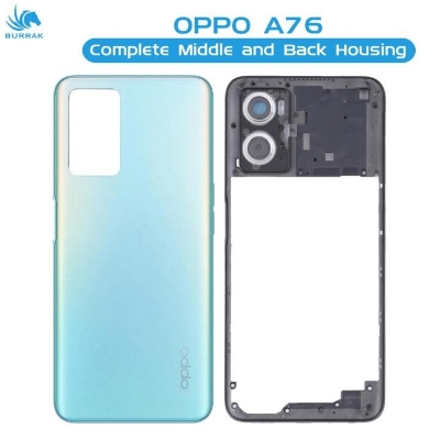 Picture of Oppo A76 (Backshell) Back Panel with Side Frame Housing