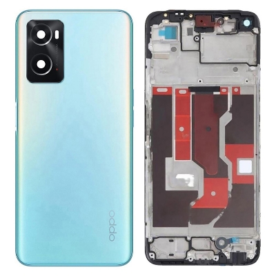 Picture of Oppo A76 Full Body Housing / Middle Frame Chassis with Back Panel