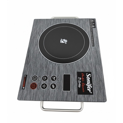 Picture of Sonifer SF-3064 Wholesale Kitchen Electric Single Infrared Cooker with Button Control & Glass Top