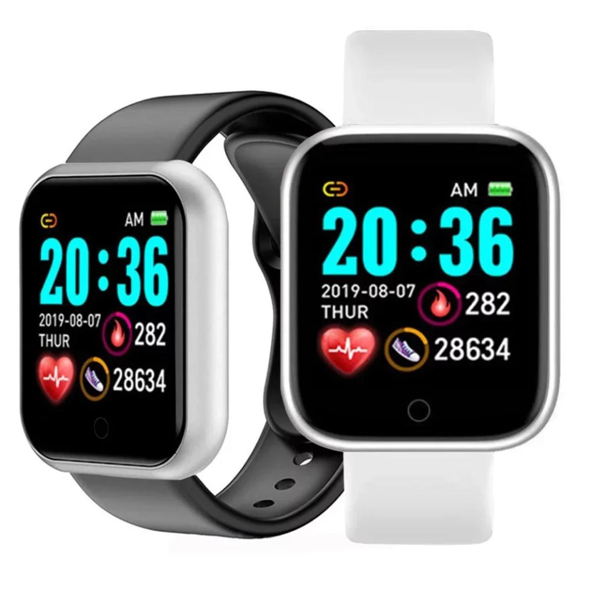 Picture of Y68 Pro Smart Watch Bluetooth Fitness Tracker Sport Heart Rate Monitor Blood Waterproof Women Color Bracelet D20 for Android IOS