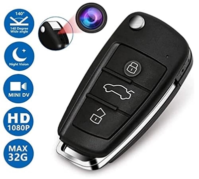 Picture of HD 1080p Mini Keychain Camera Night Vision Security Car Key Cam