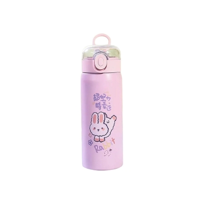 Picture of 500ml Cartoon Animal Pattern Stainless Steel Water Bottle for Kids