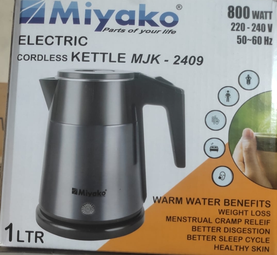Picture of Miyako Automatic Electric Kettle 1 Ltr. MJK-2409 / MK-10