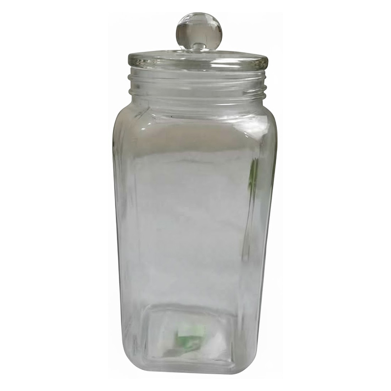 Picture of ২০০০ ml airtight square shape glass jar