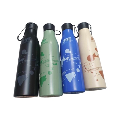 Picture of Water Bottle Stainless Steel Sports Pure Steel - 750ml