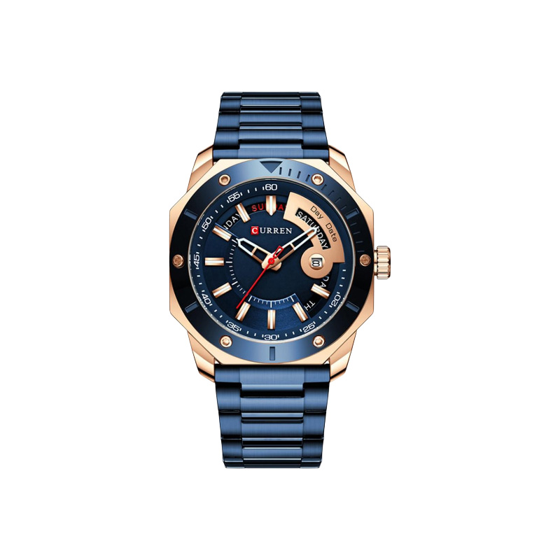 Picture of Curren 8344 Men’s Stainless Steel Quartz Watch – Date & Week Display