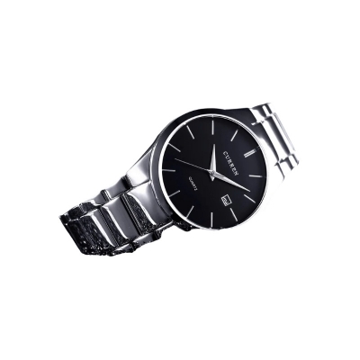 Picture of Curren 8052 Men's Quartz Watch – Silver & White, Waterproof Stainless Steel