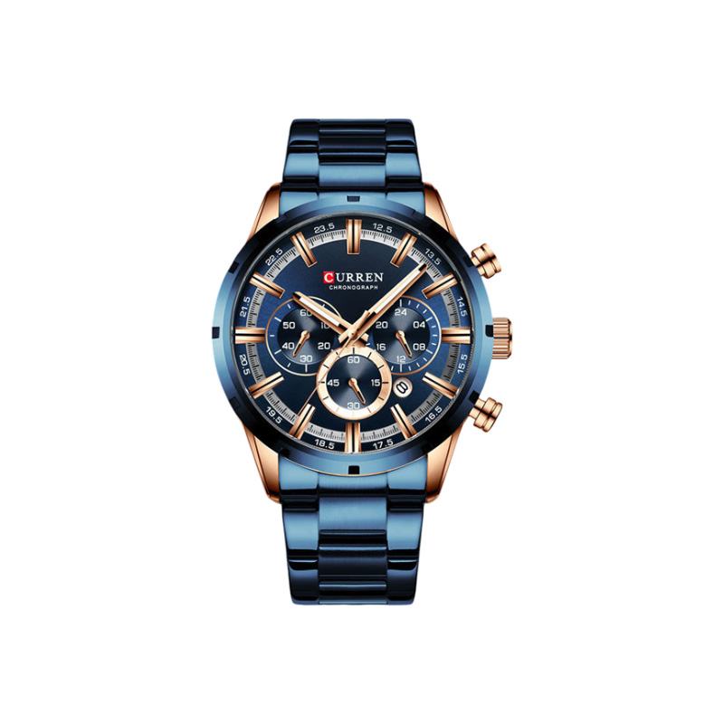 Picture of CURREN 8355 Men's Business Watch – Minimalist Steel Band with Calendar & Waterproof Design