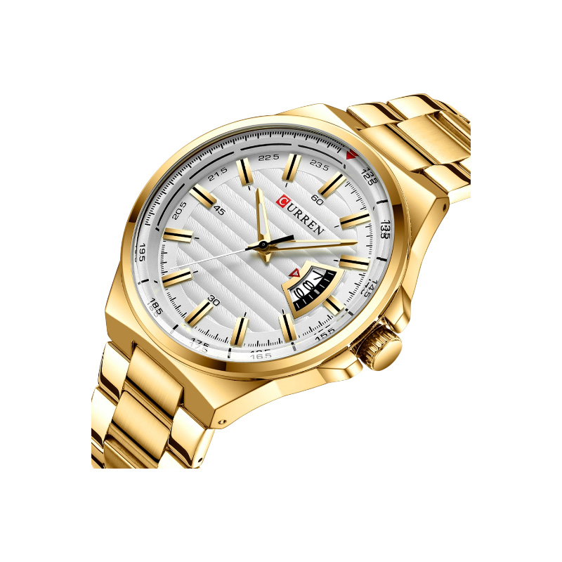 Picture of CURREN 8375 Men's Stainless Steel Analog Quartz Watch – Elegant Business Timepiece