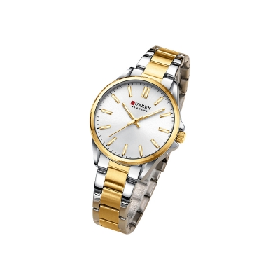 Picture of CURREN 9090 Women's Stainless Steel Analog Quartz Watch – Gold & Black