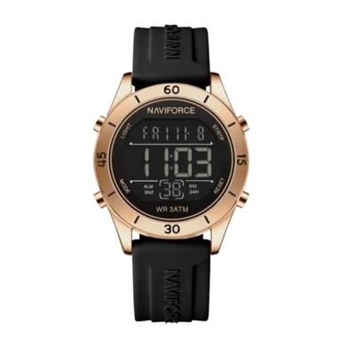 Picture of Naviforce 5054 Women’s Fashion Quartz Watch – Elegant Black Dial with Gold Accents