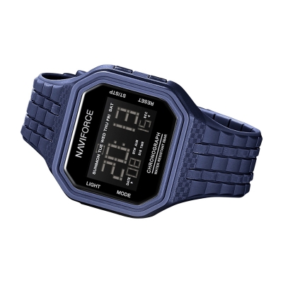 Picture of Naviforce 7116T Men’s Dual Display Sport Watch – Blue Dial with Stainless Steel Strap