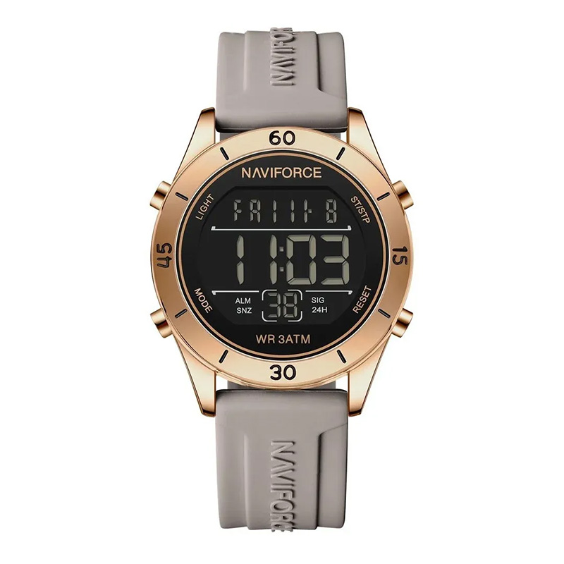 Picture of Naviforce 5054 Women's Quartz Watch – Gray Dial with Rose Gold Case