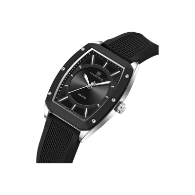 Picture of Naviforce 5049 Women's Elegant Quartz Watch – Silver Case with Black Dial