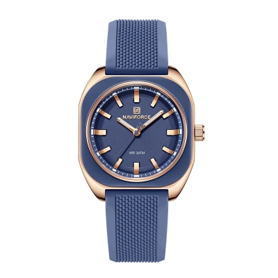 Picture of Naviforce 5061 Women’s Fashion Quartz Watch – Blue Dial with Rose Gold Accents