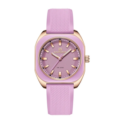 Picture of Naviforce 5061 Women's Stylish Quartz Watch – Purple Dial with Rose Gold Touch