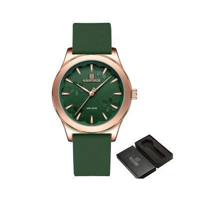 Picture of Naviforce 5051 Women's Elegant Green Dial Watch – Rose Gold Stainless Steel