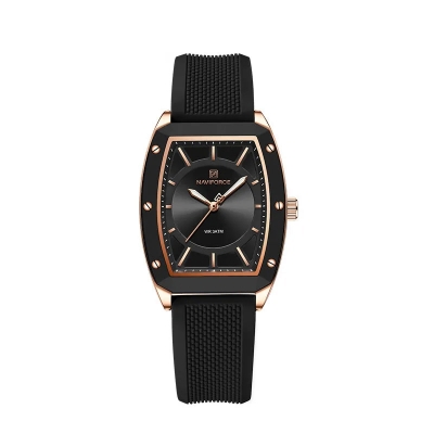Picture of Naviforce 5049 Women’s Rose Gold & Black Stainless Steel Quartz Watch – Elegant Everyday Style