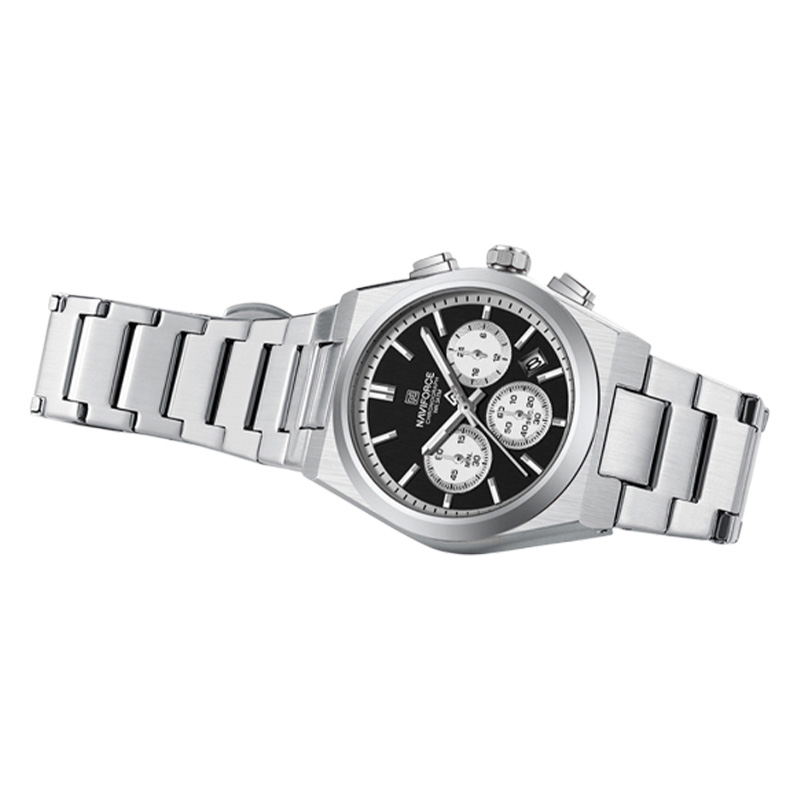 Picture of Naviforce 8048 CH Women's Elegant Silver Black Quartz Watch – Modern Minimalist Style