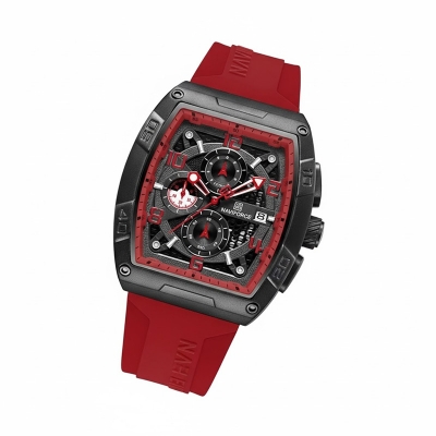 Picture of Naviforce 8052T Men’s Chronograph Sport Watch – Vibrant Red Dial