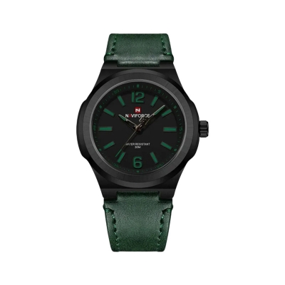 Picture of Naviforce 9233 Men’s Analog Watch – Green Dial with Stainless Steel Strap