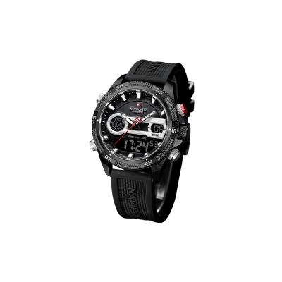 Picture of Naviforce 9223T Men’s Analog Quartz Watch – All Black Stainless Steel