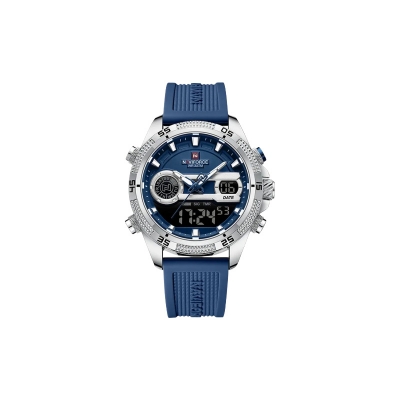 Picture of Naviforce 9223T Men’s Quartz Watch – Silver Case with Blue Dial