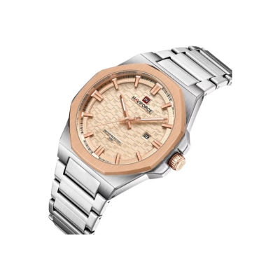 Picture of Naviforce 9245CH Men's Chronograph Watch – Silver & Gold Luxury Steel Design