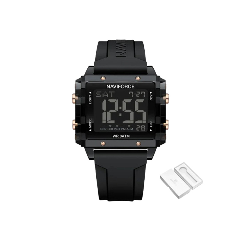 Picture of Naviforce 7101T Men's Sport Watch – Black Dial with Silicone Strap