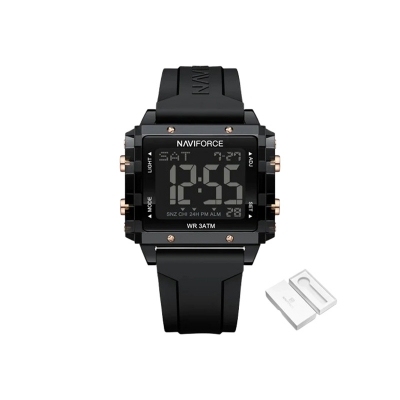 Picture of Naviforce 7101T Men's Sport Watch – Black Dial with Silicone Strap