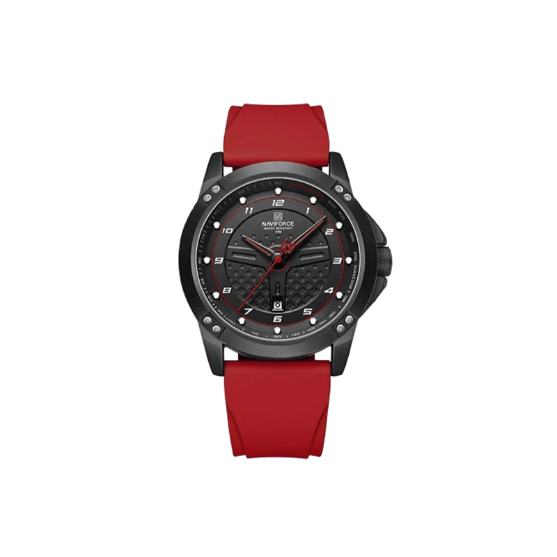 Picture of Naviforce 8031 Men's Sports Watch – Red Dial with Black Strap