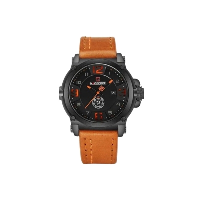 Picture of Naviforce 9099L Men's Sport Watch – Orange Strap with Black Dial