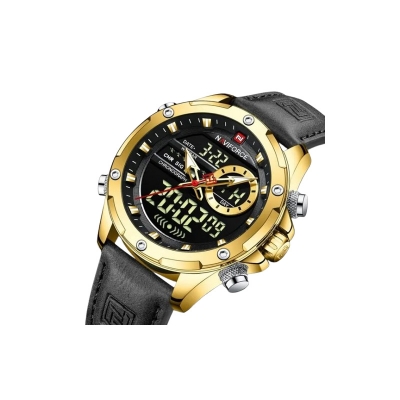 Picture of Naviforce 9208 L Men’s Watch – Golden Case with Black Dial