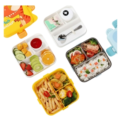 Picture of Dinosaur Stainless Steel Lunch Box for Kids – 1190ml Leakproof Bento Container
