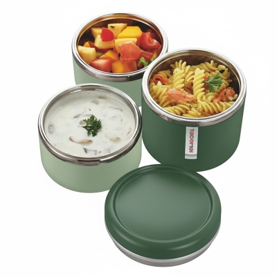 Picture of Tedemei Two-Layer Stainless Steel Lunch Box – 1.13L Leakproof Thermal Bento