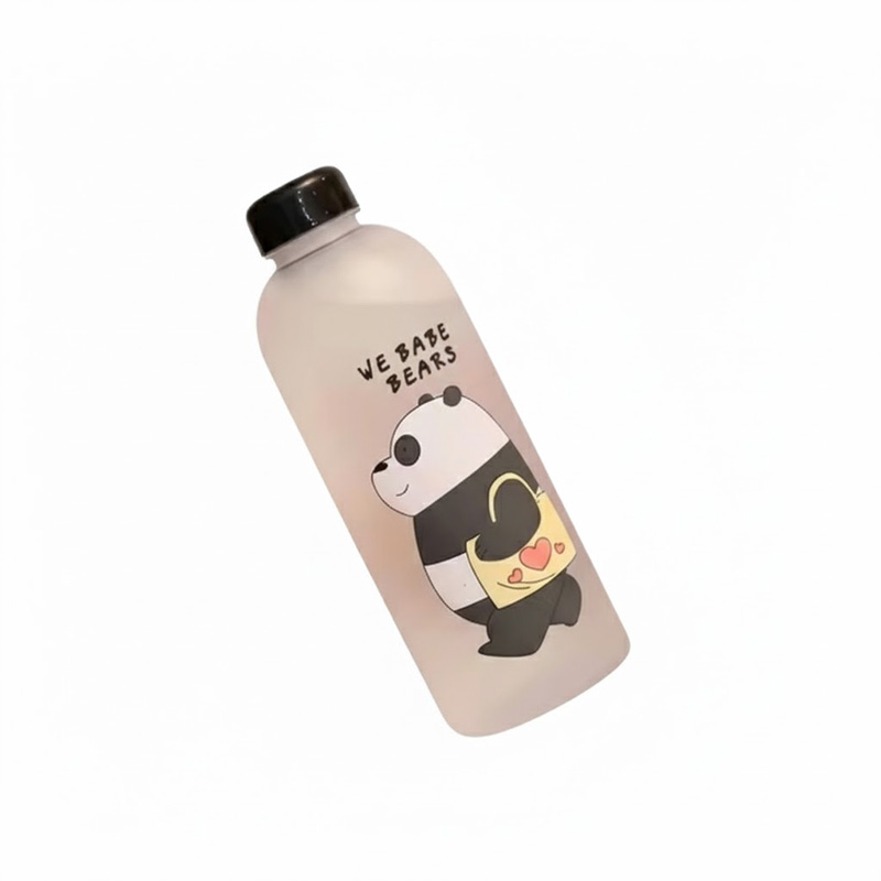 Picture of We Bare Bears Frosted Water Bottle – 500ml Cute Leakproof Drinkware