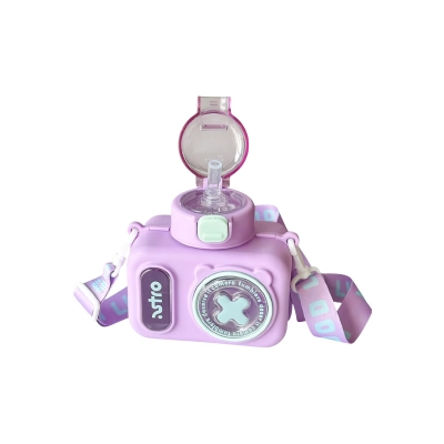 Picture of Camera Style Kids Water Bottle – 500ml Fun Leakproof Flask