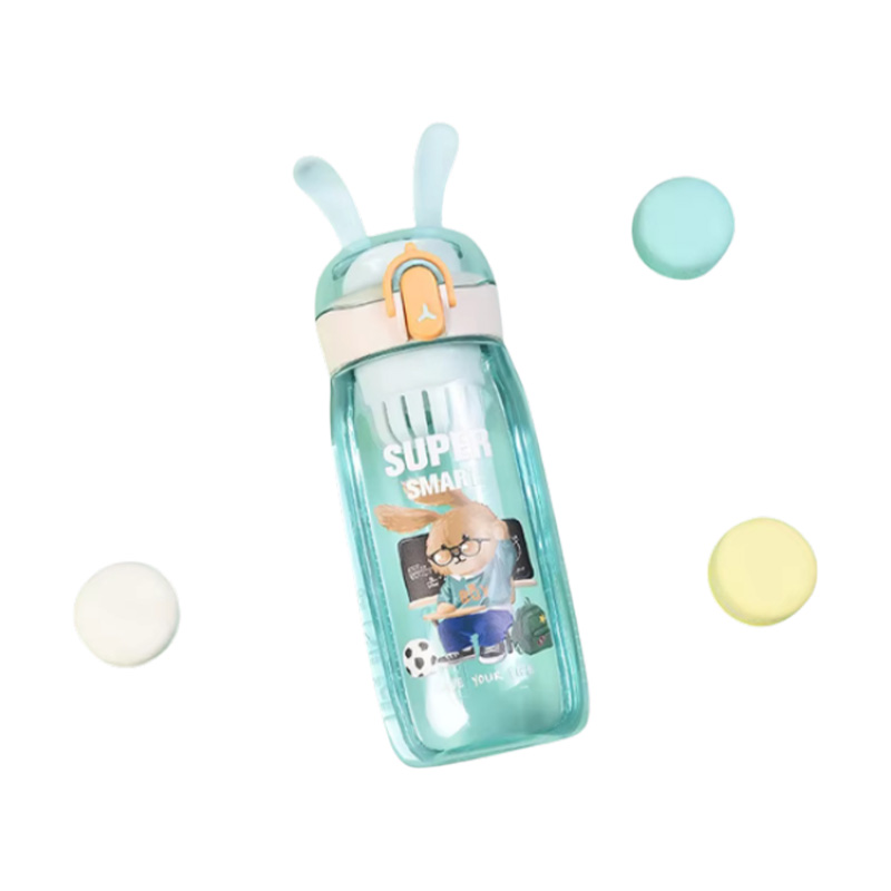 Picture of Super Bunny Kids Bottle – 600ml Cute Leakproof Water Bottle with Strap