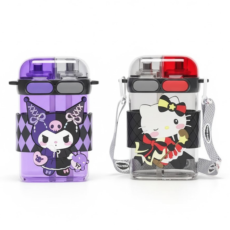 Picture of Crab Character Water Bottle – 500ml Cute Leakproof Bottle for Kids