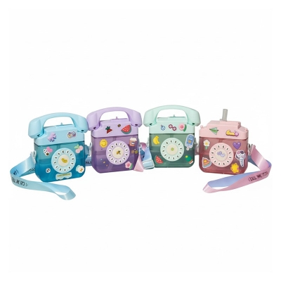 Picture of Retro Telephone Shaped Water Bottle – 400ml Vintage Design for Kids & Teens