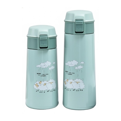 Picture of Hot-Selling Cartoon Flip-Top Vacuum Flask – 304 Stainless Steel Double-Wall Insulated Bottle