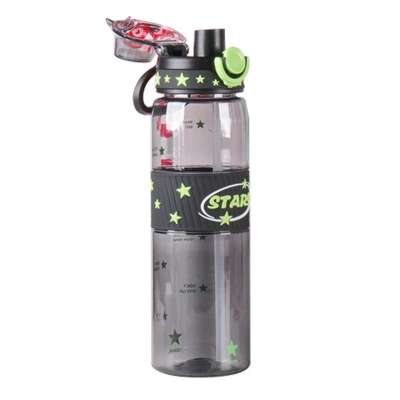 Picture of 1000ml “Stars” Large Capacity Straw Water Bottle – Cute, Leak-Proof & Ideal for School or Travel