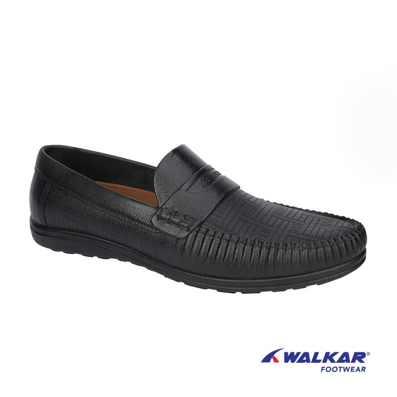 Men's Water Proof Moccasin Shoe-Black Walkar Fashion Shoponline shop bangladeshothoba.com
