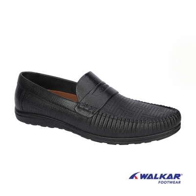 Men's Water Proof Moccasin Shoe-Black Walkar Fashion Shoponline shop bangladeshothoba.com