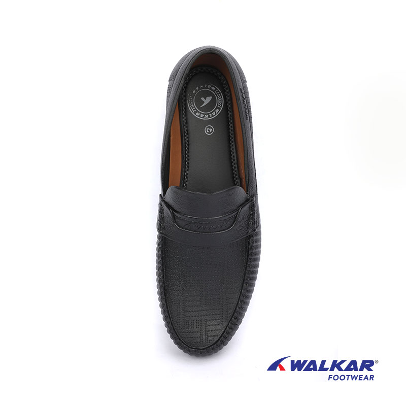Men's Water Proof Moccasin Shoe-Black Walkar Fashion Shoponline shop bangladeshothoba.com